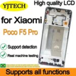 Supports all functions AMOLED 6.67'' Replacement Xiaomi Poco F5 Pro LCD Display 23013PC75G Touch Screen Bangladesh (New)