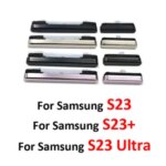 Phone Power Volume Button Samsung Galaxy S23 Ultra S23+ Plus BackShell Housing External On Off Side Key S911 S916 S918 Bangladesh (New)