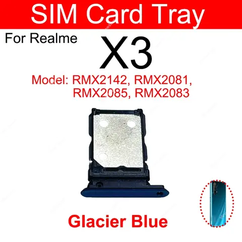 Sfb9d9d0cd8e8401486183ab5a12837bev_480x480q75 SIM Card Tray Realme X3 SuperZoom Sim Card Slot Tray Holder Adapter Replacement Parts (New) - Image 1