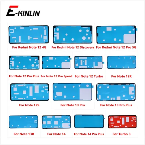 Sfc0f737365ae4175b013371387d6cefdr_480x480q75 Back Battery Cover Door Sticker Adhesive Glue Tape Xiaomi Redmi Note 12 12R 12S 13 13R 14 Pro Plus Speed Discovery Turbo 3 (New) - Image 1