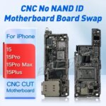 CNC CUT Motherboard For IPhone 15 Pro Max 4G 5G Logic Board Polishing CPU AP RF Board IPhone 15 Plus Switching CPU Baseband Swap (New)