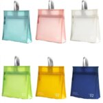 Ins Candy Color Waterproof Wash Bag PVC Makeup Bag Women Cosmetic Bag Zipper Makeup Pouch Travel Organizer (New)