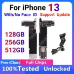 Motherboard For iPhone 13 Clean iCloud Mainboard With system 256g Logic Board Full Function Support Update LLA Version 512GB 128 (New)