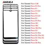 Front Screen Outer GLASS LCD Lens OCA Touch Panel Xiaomi Mi 10T 11 Poco F1 M3 X3 M4 C40 M5 F2 F5 F3 F4 GT X4 X5 Pro 5G F3 X6 (New)