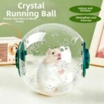 Portable Hamster Running Ball Escape Proof 12/15/18cm Hamster Exercise Ball Multi-function Durable Small Pet Running Ball (New)