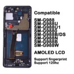 AMOLED 100% Test Display Samsung S20 Ultra G988 LCD Display Touch Screen Samsung S20 Ultra 5G LCD Diaplay Replacement (New)