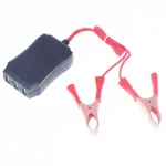 12V 24V To 5V 3USB Port Power Adapter With Battery Clip Charging Cell Phone Emergency USB Power High Efficiency Bangladesh (New)