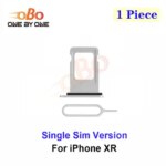Single SIM Card Tray Holder Slot Replacement for iPhone XR Single Sim Version Card Tray Holder Black Blue White Red Coral (1PC) (New)