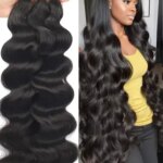 Body Wave Bundles 100% Human Hair 10-32" Brazilian Raw Unprocessed Raw Virgin Human Hair Wavy 1/3/4 Bundles (New)