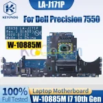 LA-J171P Dell Precision 7550 Notebook Mainboard W-10885M i7-10750H i7-10850H 01CFGW 04JGVR