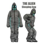 Creative Alien Human Shape Sleeping Bag Portable Camping Full Body Wearable Bedding 3 Size Suitable For Most People (New)