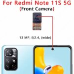 Front Camera For Xiaomi Redmi Note 11 12 Pro Plus 11S 4g 5g Note11 Note11S Note11Pro Selfie Facing Frontal Camera Module Parts (New)