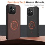 Fabric ShockProof Magnetic Case Honor X8D HonorX8D Wireless Charging Back Cover Coque (New)