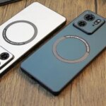Magsafe Magnetic Wireless Charging Case Moto G84 Moto Edge 40 Edge40 Neo Motorola Edge 2023 Luxury Plain Leather Cover (New)
