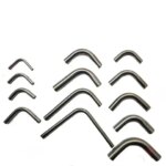 304 Stainless Sanitary 45 Degree 90 Degree Elbow Lengthen Seamless Pipe Welding Pipe Fitting (New)
