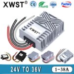XWST DC DC 24V to 36V Converter Step Up Booster Module Stabilizer 1-38A Output Power Supply Voltage Regulator Transform For Car (New)