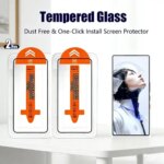 2pcs Screen Protector ZTE Nubia RedMagic 11 Pro Plus Pro+ 11 Air Tempered Glass Redmagic 11 Air Pro+ Dust-Proof Installation (New)