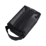 Fashion Transparent Mesh Storage Bag Nylon Zipper Pouch Small Coin Purse Lipstick Bag Key Bag Transparent Cosmetic Bag Daily (New)