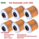 Motorcycle Oil Filter For Kawasaki Scooter J125 SC125 J300 SC300 2014-2020 For Kymco 125 200i 300i 350i Downtown X-Town K-XCT (New)