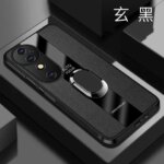 VIVO V40 5G Case Magnetic Holder Ring Phone Back Cover Vivo V 40 Luxury Leather Capa Silicone Shell Shockproof Bumper (New)