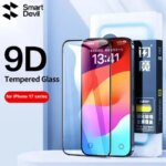 SmartDevil Full Cover Tempered Glass for iPhone 17 17Pro Max 16ProMax 16Pro Screen Protector for iPhone 15Pro HD Anti-blue Light (New)