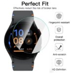 3pcs Samsung Galaxy Watch FE 40mm Screen Protector Tempered Glass Watch Films Full Coverage Protectors Galaxy Watch FE (New)