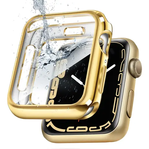 Sff972d50eb23414587994df2243d1c83k_480x480q75 TPU Cover apple watch case series 9 8 7 6 5 4 3 SE 41mm 45mm 38-42-44-40mm screen protector apple watch b Accessories (New) - Image 1