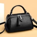 100% Cowhide Fashion Women Shoulder Bag New Simplicity Dermis Ladies Totes Handbag Casual Travel Female Messenger Crossbody Bags (New)