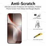 2 4PCS Tempered Glass oppo Find X9 Pro Screen Protector oppo Find X9 X9 Pro 5G Full Glue Anti-Scratch Glass oppo Find X9 Pro (New)