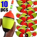 EVA Luminous Fishing Night Float Light Stick Foam Plastic Bobber Sea Rock Fishing Striking Floats Fishing Accessories 10/15/20g (New)
