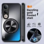Case VIVO V50 Lite 5G 4G Luxury Matte 360° Rotating Ring Magnet Back Cover VIVO V 50 Lite Shockproof Bumper Funda (New)