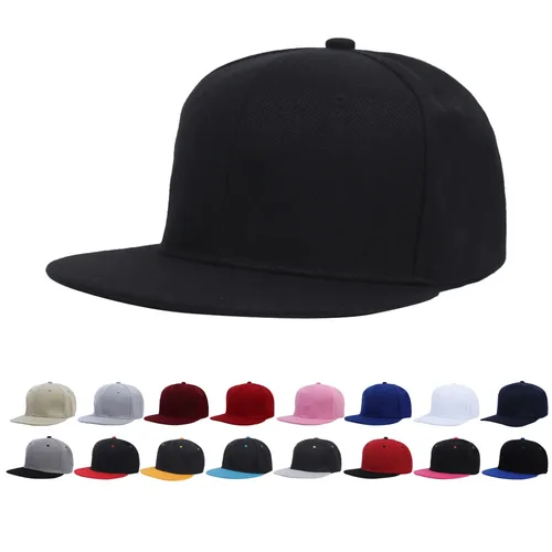 Unisex-Cap-Acrylic-Plain-Snapback-Hat-High-Quality-Adult-Hip-Hop-Baseball-Caps-for-Men-Women.jpg_500x500xz.jpg_ Unisex Cap Acrylic Plain Snapback Hat High Quality Adult - Image 1