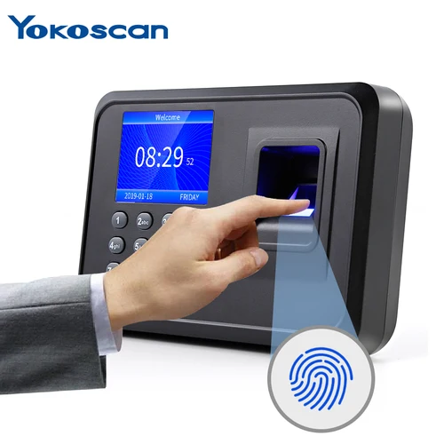 YK-SCAN-Biometric-Fingerprint-Time-Attendance-Clock-Recorder-Employee-Recognition-Device-Electronic.jpg_500x500xz.jpg_ YK&SCAN Biometric Fingerprint Time Attendance Clock Recorder Employee Recognition - Image 1