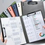A4 File Folder Clipboard Writing Pad Memo Clip Board Clips Test Paper Storage Organizer Supplies Office (New)