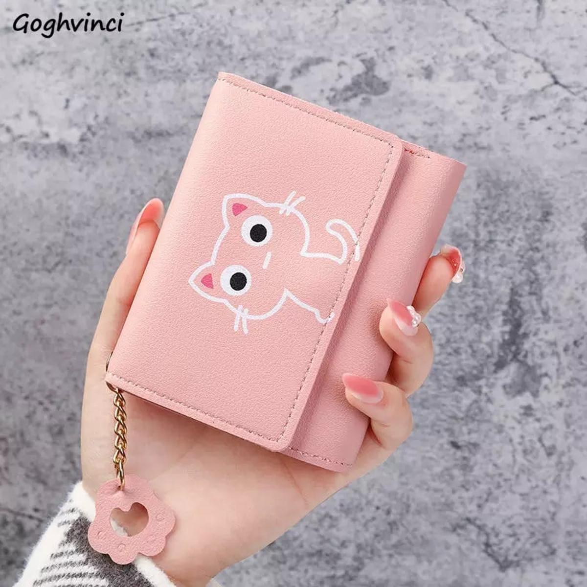 a69740266e78b80688efc697c0095566 Small Fashion PU Wallet Coin Purse Women Ladies Card Bag - Image 1