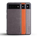 Aioria Denim Textured Bumper Protective Case For Pixel 6 Pixel 6 Pro