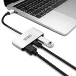 WiWu Alpha C2H 3 in 1 USB Type-C Hub (New)