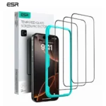 ESR Black Border Tempered Glass for iPhone 16 Pro Max with Easy Installation Tool (2pcs) (New)