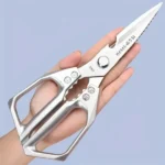 Heavy-Duty Kitchen Scissors Stainless Steel Multi-Purpose Cutting Household (New)
