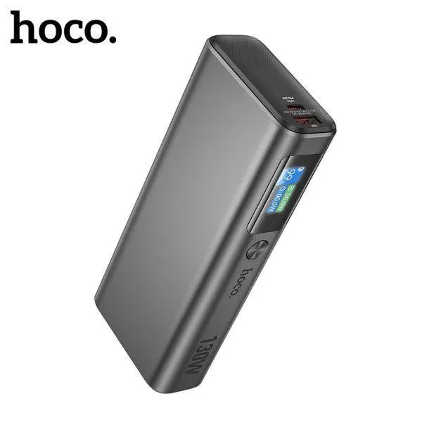 hoco-q17b-130w-20000mah-fast-charging-power-bank-with-led-display-1 HOCO Q17B 130W 20000mAh Fast Charging Power Bank with LED Display (New) - Image 1