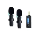 K35 Dual Wireless Microphone For 3 5mm Supported Devices