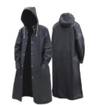 Non-disposable Raincoat Long Full-body Rain-Proof Clear Thickening Portable (New)