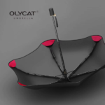 OLYCAT UltraLight Clear Umbrella Rain Women Anti UV Parasol Folding Sun Umbrellas for Daily Carry (New)