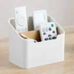 Remote Control Organizer TV Remote Holder For Table Multipurpose Desktop Storage Box (New)
