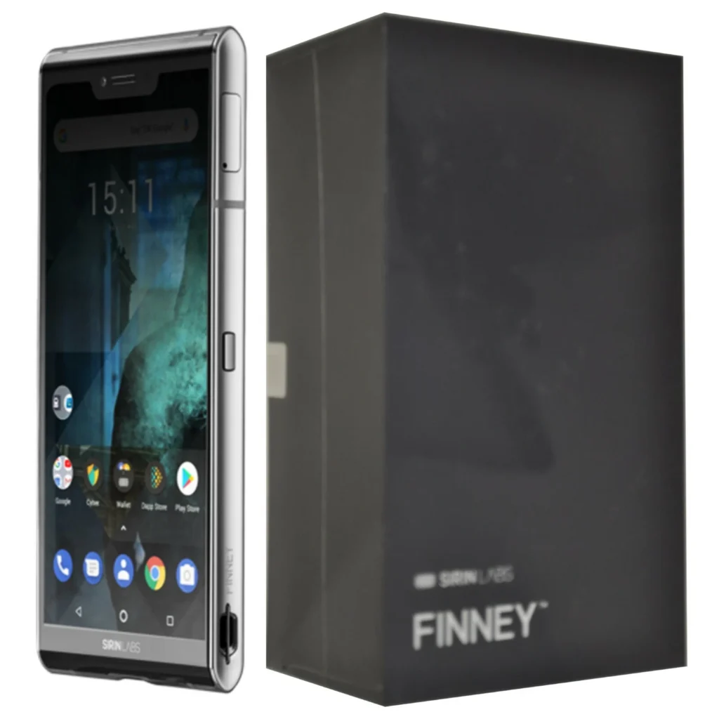 p [ New Sirin Labs FINNEY U1 Grey 128GB Factory Unlocked Blockchain CDMA 4G GSM