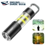 Smiling Shark SD5241 Mini Rechargeable Flashlight Super Bright M60 Zoomable Torch (New)