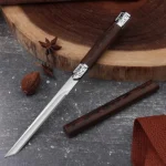 Portable Knife Stainless Steel Sharp for Fruits Multi-purpose Camping Steak Cutter BBQ (New)