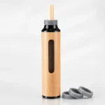 Wooden Portable Pocket Cigar Ashtray with Lid Travel Ash Holder (New)