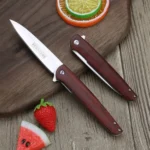 XUANFENG Japanese Handmade Folding Knife Wooden Handle Multifunctional (New)