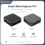 Portable Projector 4K Mini DLP Projector Android 4K Support (New)